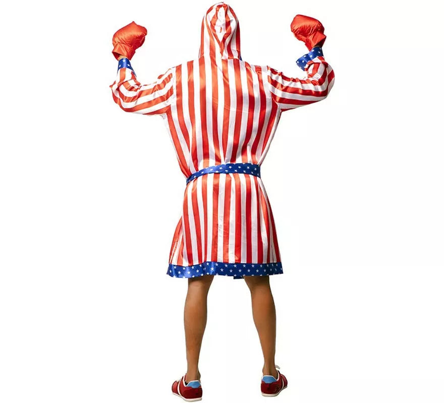 Translation missing: de.Disfraz de Boxeador Profesional USA con cinturón para hombre