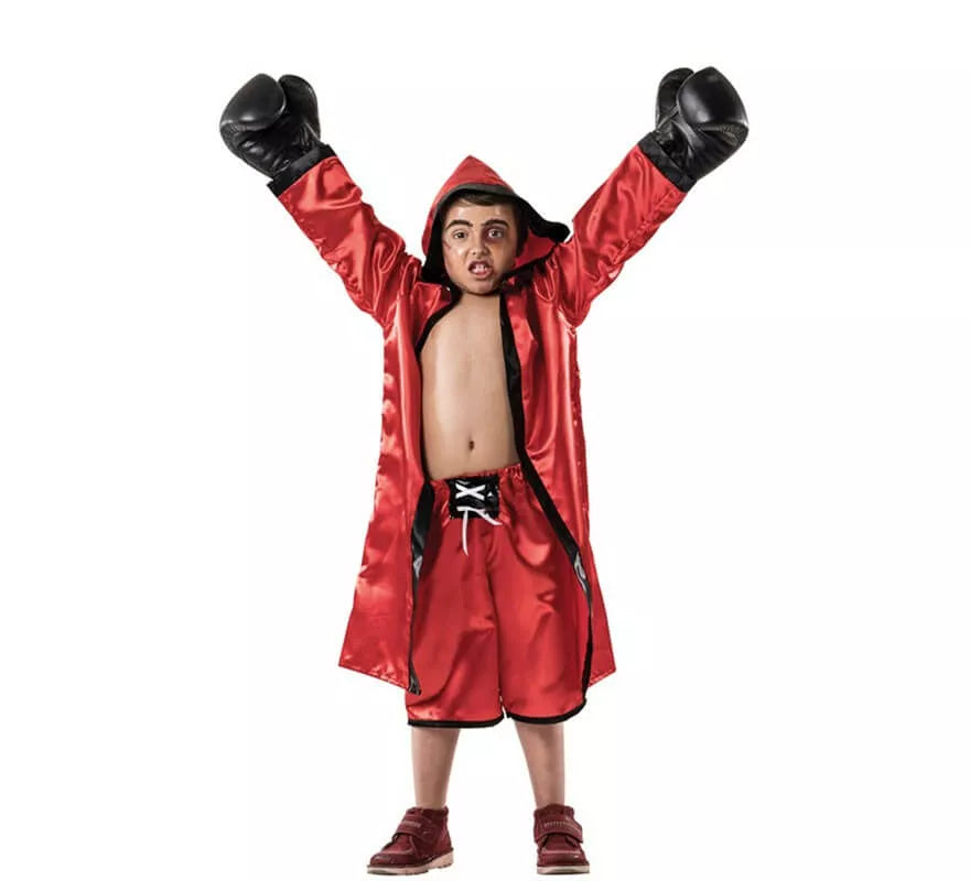 Translation missing: de.Disfraz de Boxeador Rojo para niño
