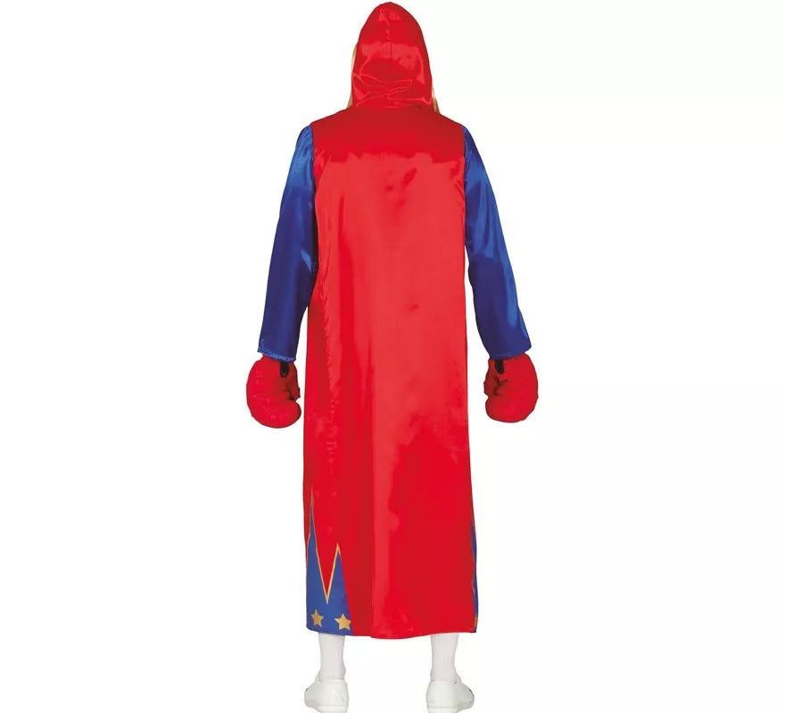 Translation missing: de.Disfraz de Boxeador Rojo y Azul para hombre