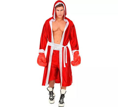 Rot-weißes Boxerkostüm für Herren