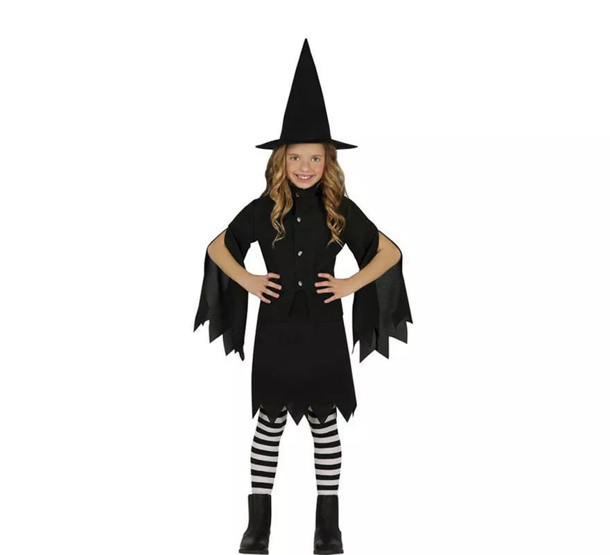 Translation missing: de.Disfraz de Bruja de Salem oscura para niña
