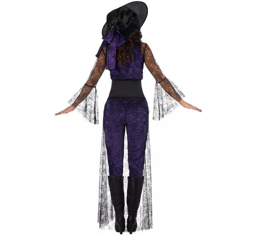 Translation missing: de.Disfraz de Bruja del Aquelarre morada para mujer