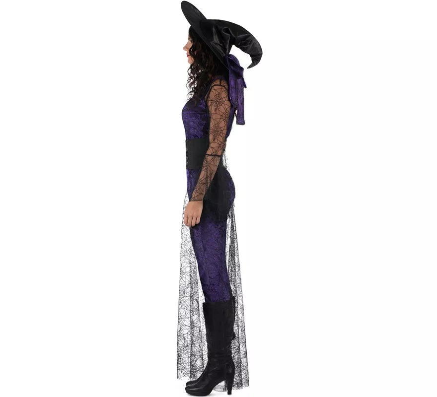 Translation missing: de.Disfraz de Bruja del Aquelarre morada para mujer
