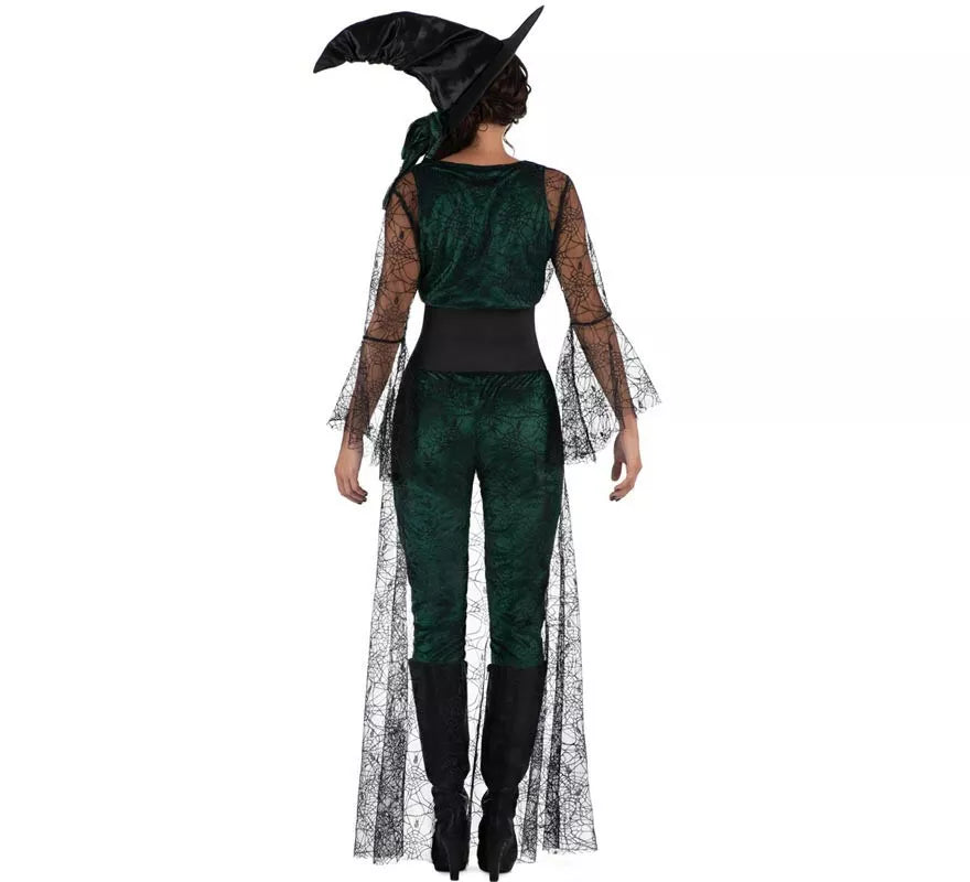 Translation missing: de.Disfraz de Bruja del Aquelarre verde para mujer