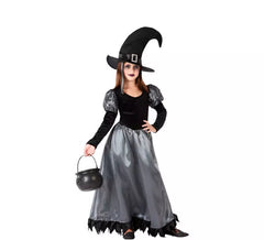 Elegantes Hexenkostüm für Mädchen