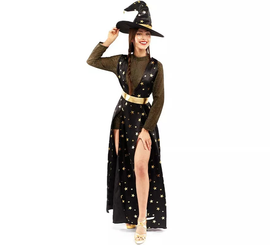 Translation missing: de.Disfraz de Bruja Estrellas para mujer