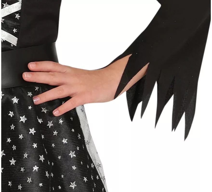 Translation missing: de.Disfraz de Bruja Estrellas para niña