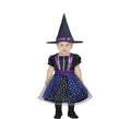 Disfraz de Bruja Estrellas plateadas para niña y bebé