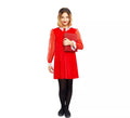 Disfraz de Bruja joven vestido rojo para niña