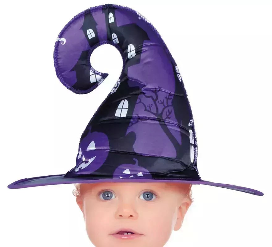 Translation missing: de.Disfraz de Bruja Misteriosa púrpura para niña y bebé