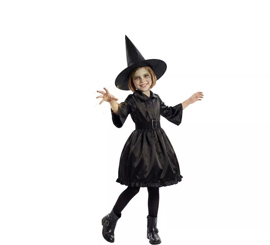 Translation missing: de.Disfraz de Bruja Oscura para niña