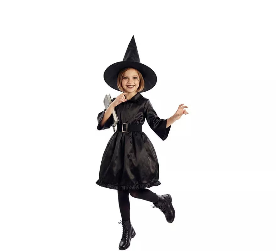 Translation missing: de.Disfraz de Bruja Oscura para niña