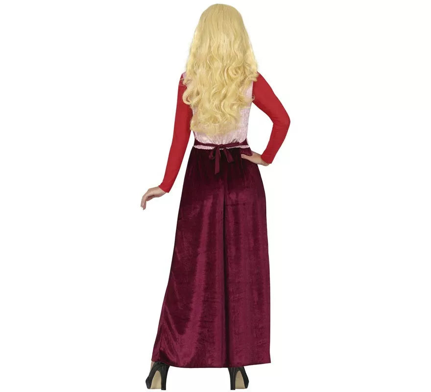 Translation missing: de.Disfraz de Bruja rojo para mujer