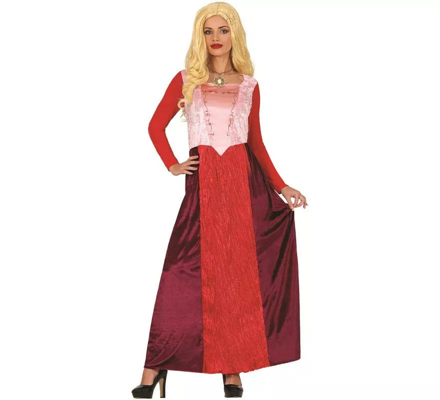 Translation missing: de.Disfraz de Bruja rojo para mujer