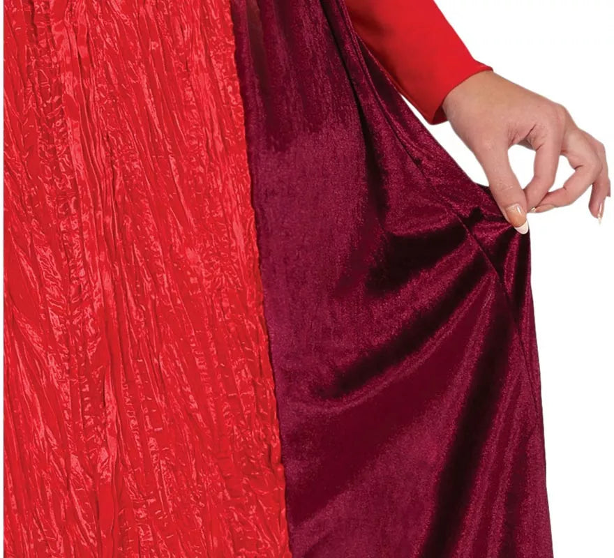 Translation missing: de.Disfraz de Bruja rojo para mujer
