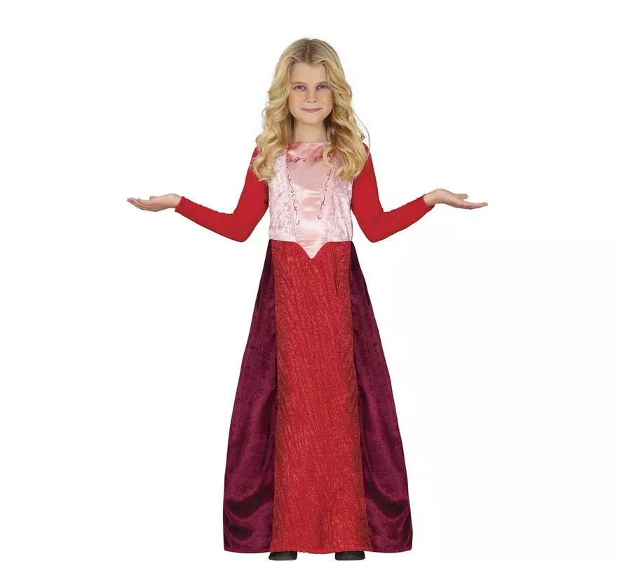Translation missing: de.Disfraz de Bruja rojo para niña