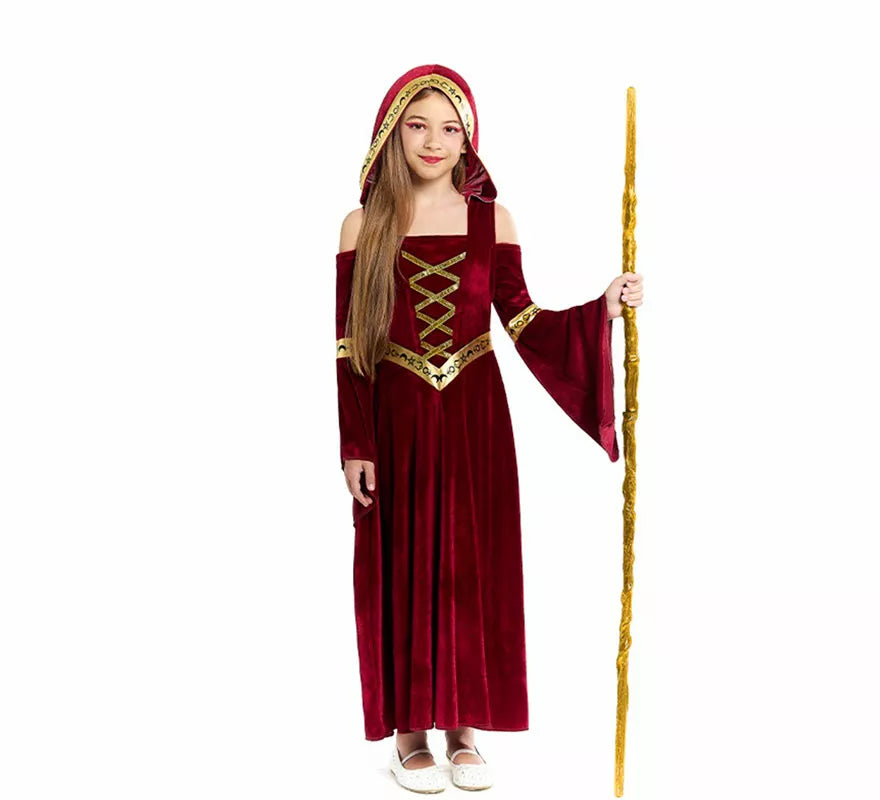 Translation missing: de.Disfraz de Bruja Sacerdotisa para niña