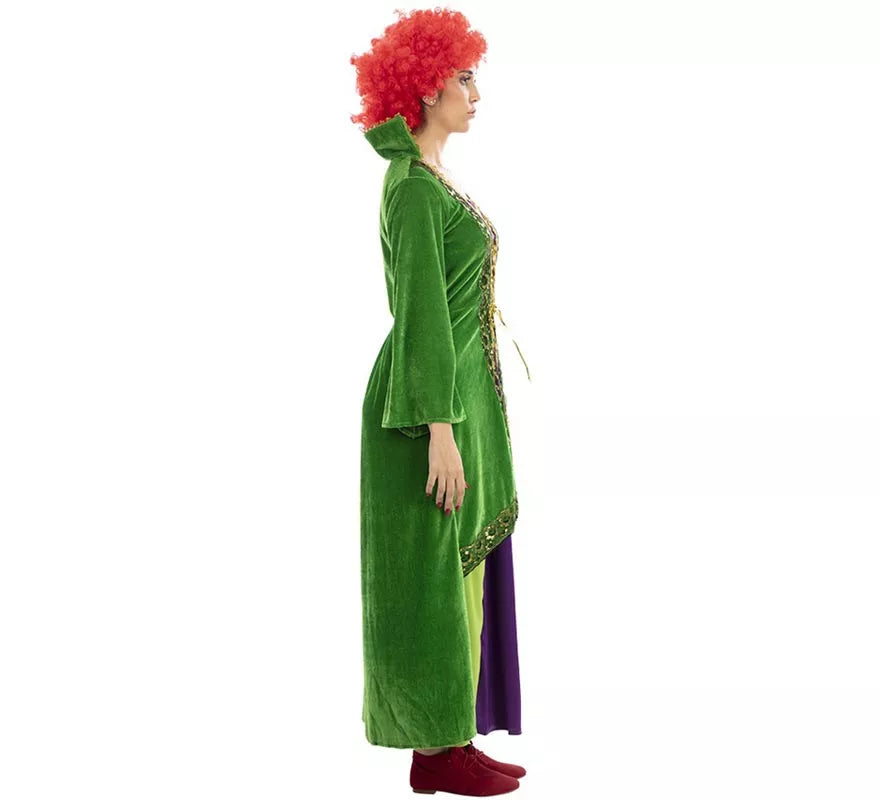 Translation missing: de.Disfraz de Bruja verde para mujer