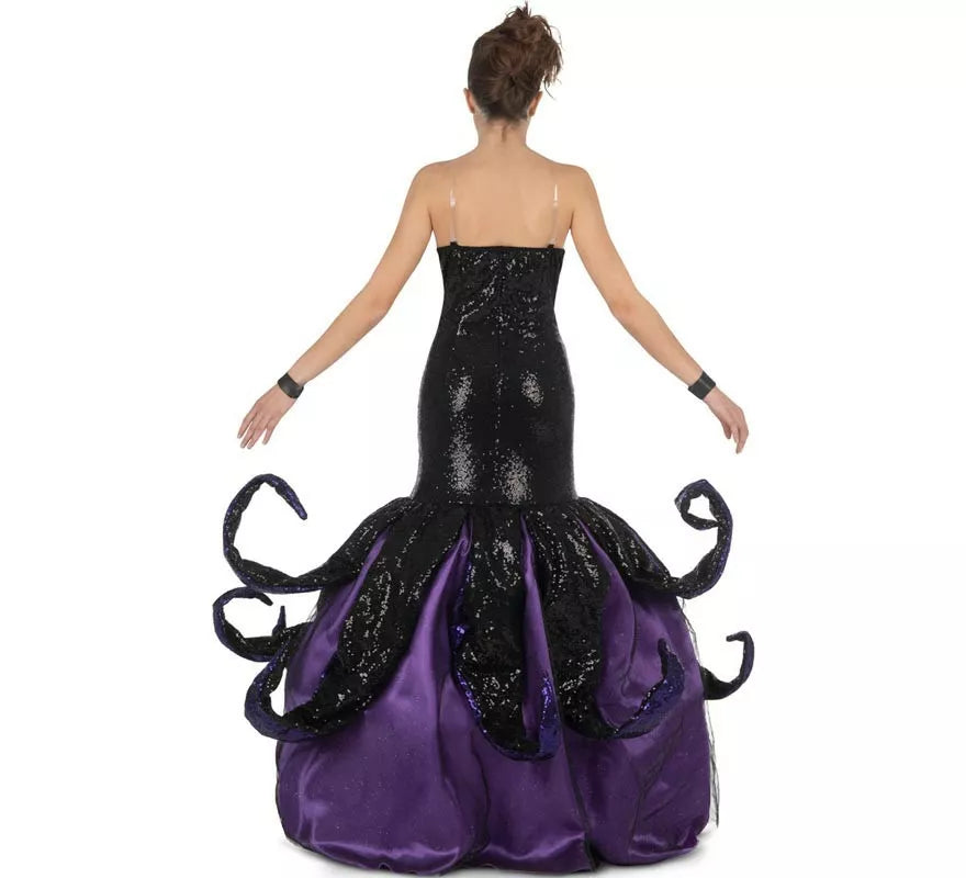 Translation missing: de.Disfraz de Bruja Villana del Mar morado para mujer
