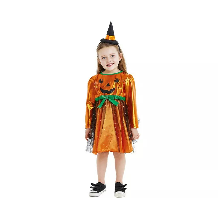 Translation missing: de.Disfraz de Brujita Calabaza Baby para niña y bebé