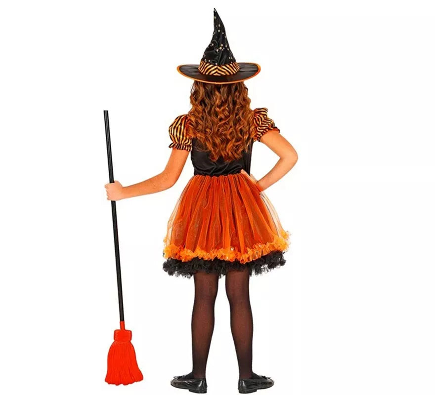 Disfraz de Brujita Calabaza para niña