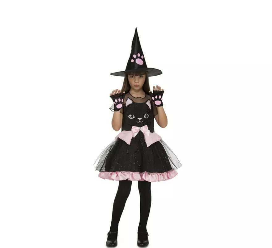 Translation missing: de.Disfraz de Brujita Gatita para niña