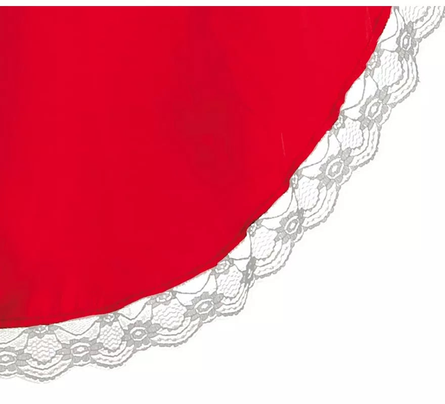 Disfraz de Burlesque Can-can rojo para mujer