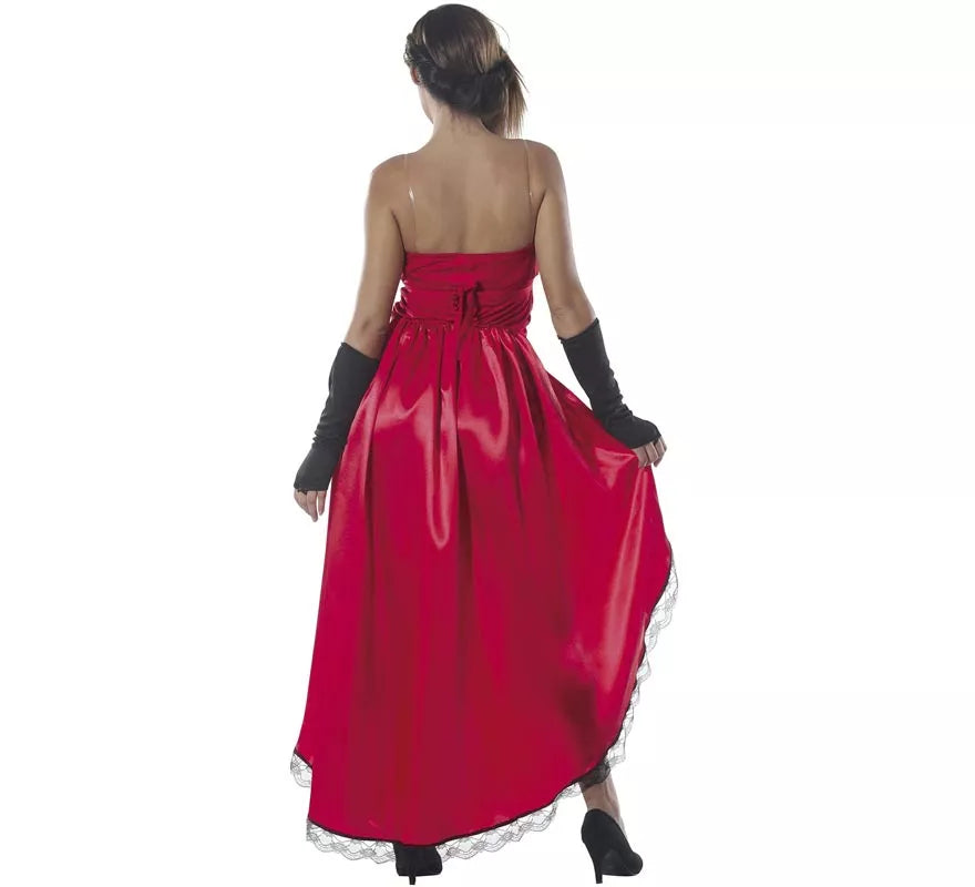 Translation missing: de.Disfraz de Burlesque Can-can rojo para mujer