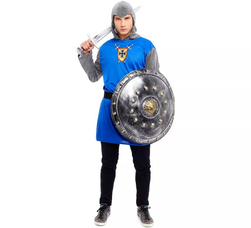 Translation missing: de.Disfraz de Caballero Azul Medieval para hombre