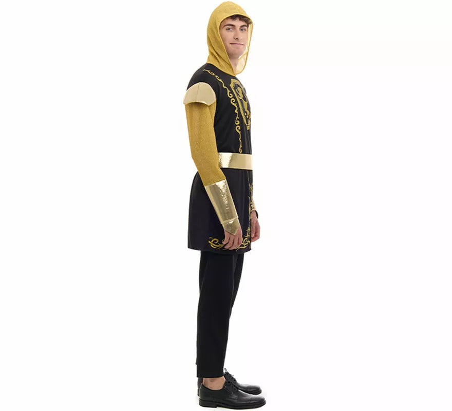Disfraz de Caballero dorado para hombre