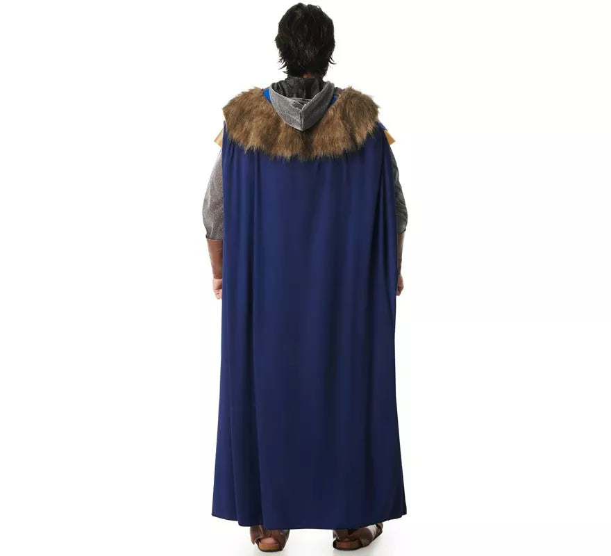 Translation missing: de.Disfraz de Caballero Medieval azul para hombre