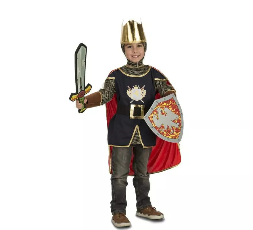 Disfraz de Caballero Medieval con accesorios para niños