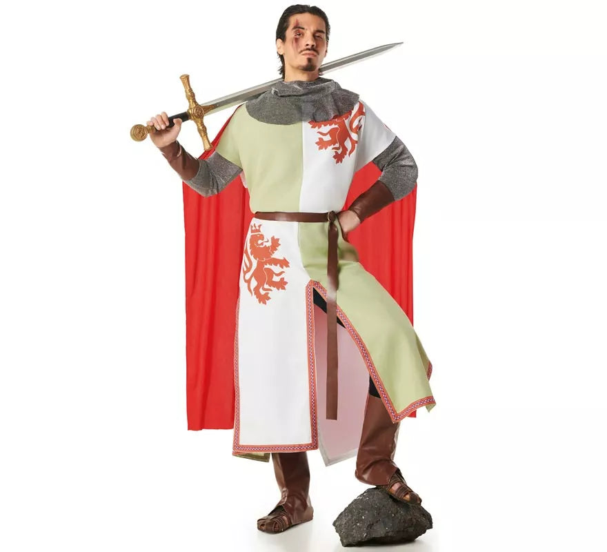 Translation missing: de.Disfraz de Caballero Medieval León para hombre