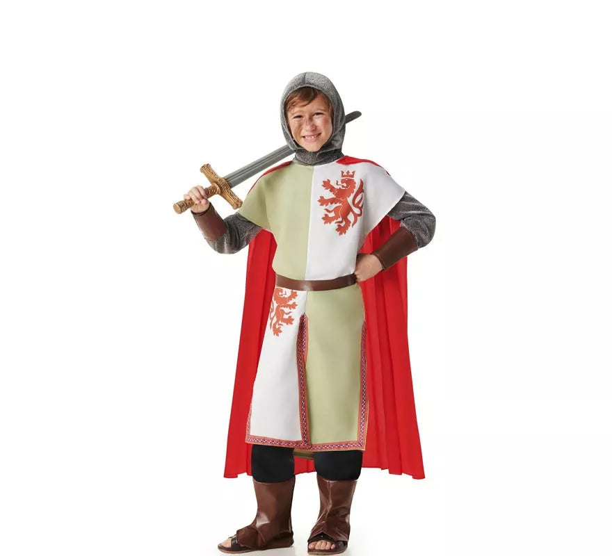 Translation missing: de.Disfraz de Caballero Medieval León para niños