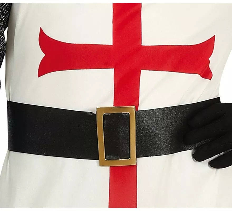 Disfraz de Caballero Templario Blanco para niño