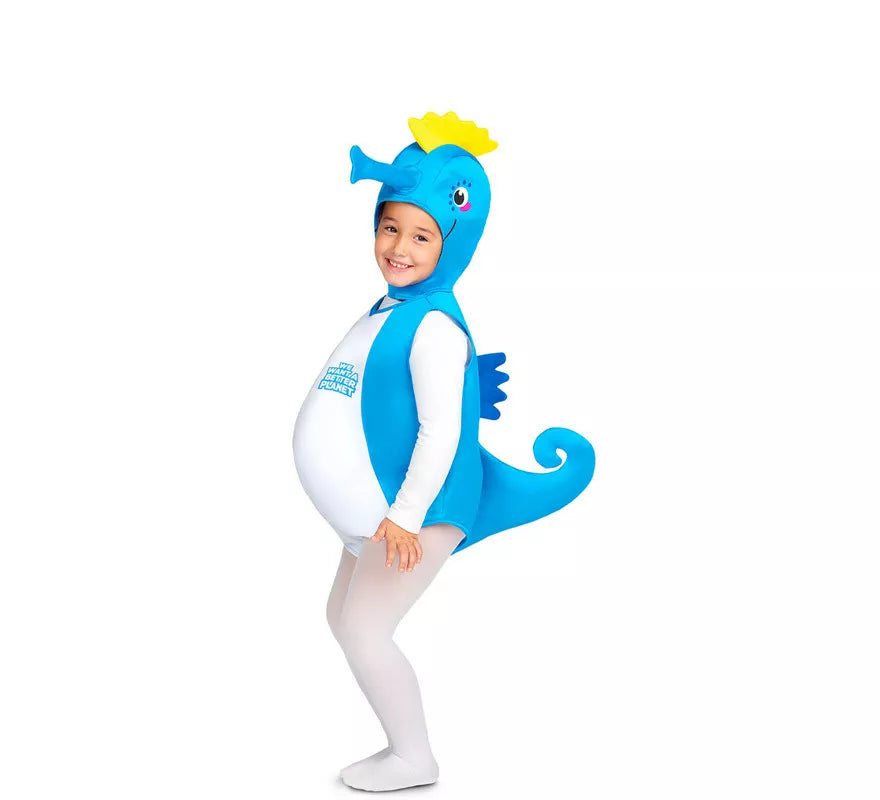 Translation missing: de.Disfraz de Caballito de Mar Azul para bebé y niños