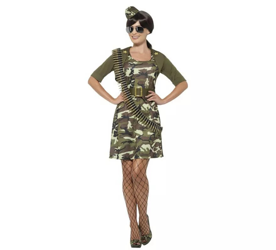 Translation missing: de.Disfraz de Cadete de Combate Militar para mujer