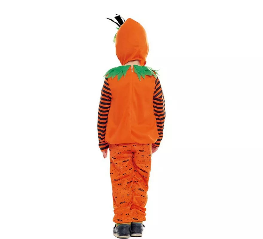Translation missing: de.Disfraz de Calabaza a rayas con gorro para bebé y niños