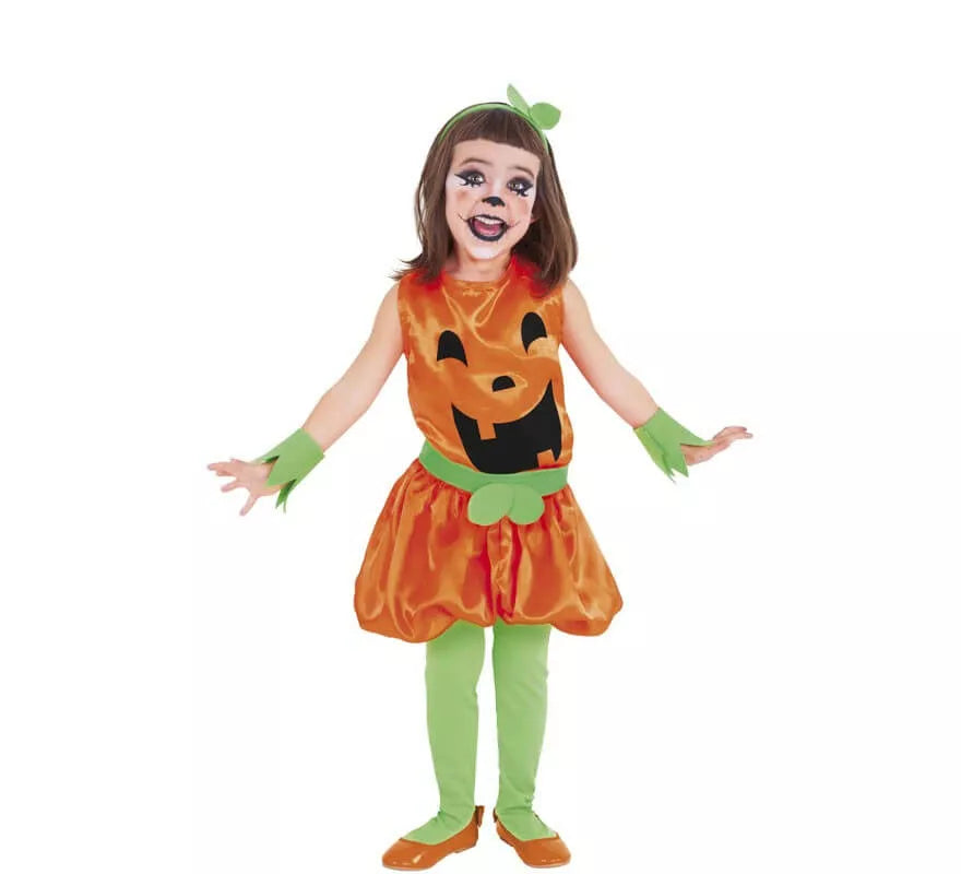 Translation missing: de.Disfraz de Calabaza Divertida para niña y bebé