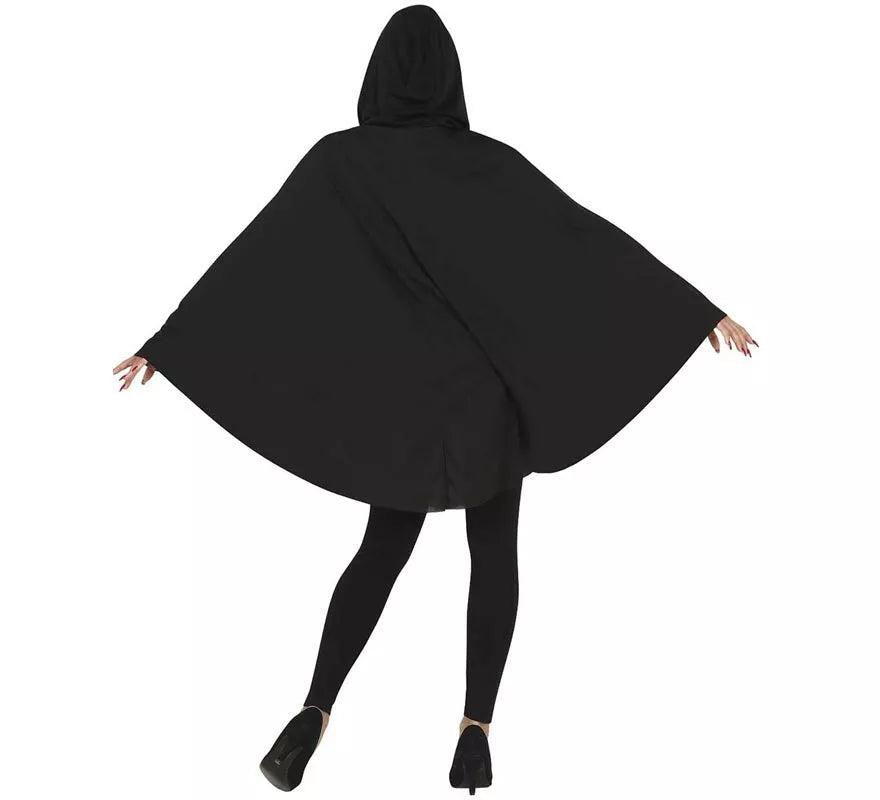 Translation missing: de.Disfraz de Calabaza en Poncho Negro para mujer