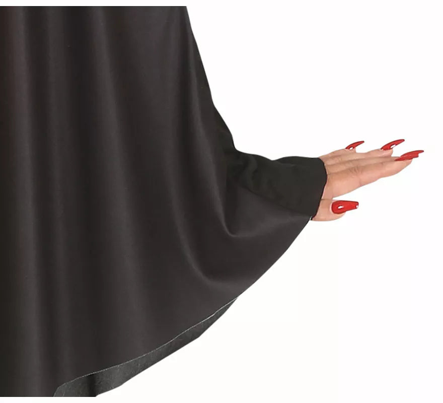 Translation missing: de.Disfraz de Calabaza en Poncho Negro para mujer