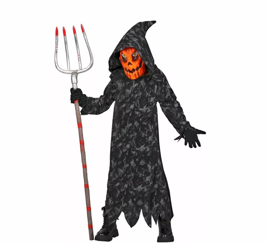 Translation missing: de.Disfraz de Calabaza Muerte con Máscara para niños