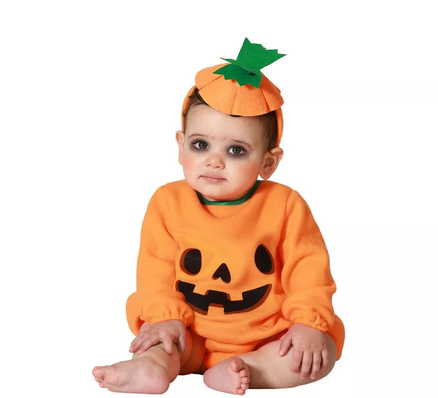 Translation missing: de.Disfraz de Calabaza Naranja para niña y bebé