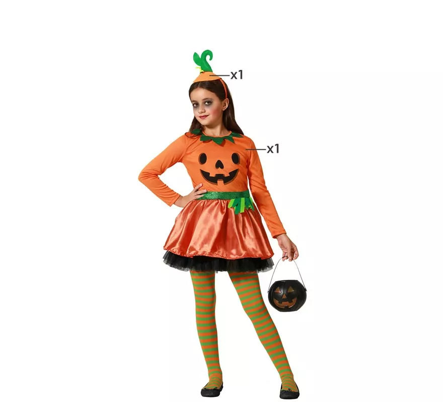 Translation missing: de.Disfraz de Calabaza para niña