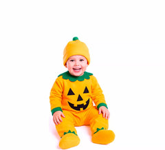 Lächelndes Kürbis Kostüm für Babys