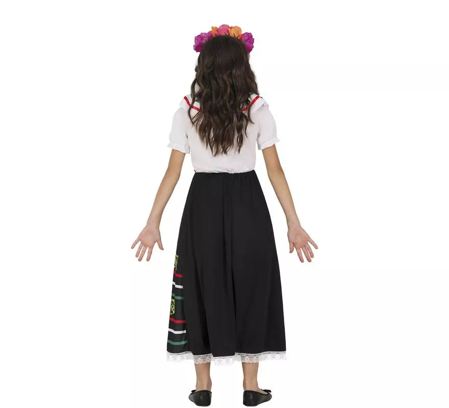 Translation missing: de.Disfraz de Calavera Catrina para niña