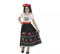 Disfraz de Calavera Catrina para niña