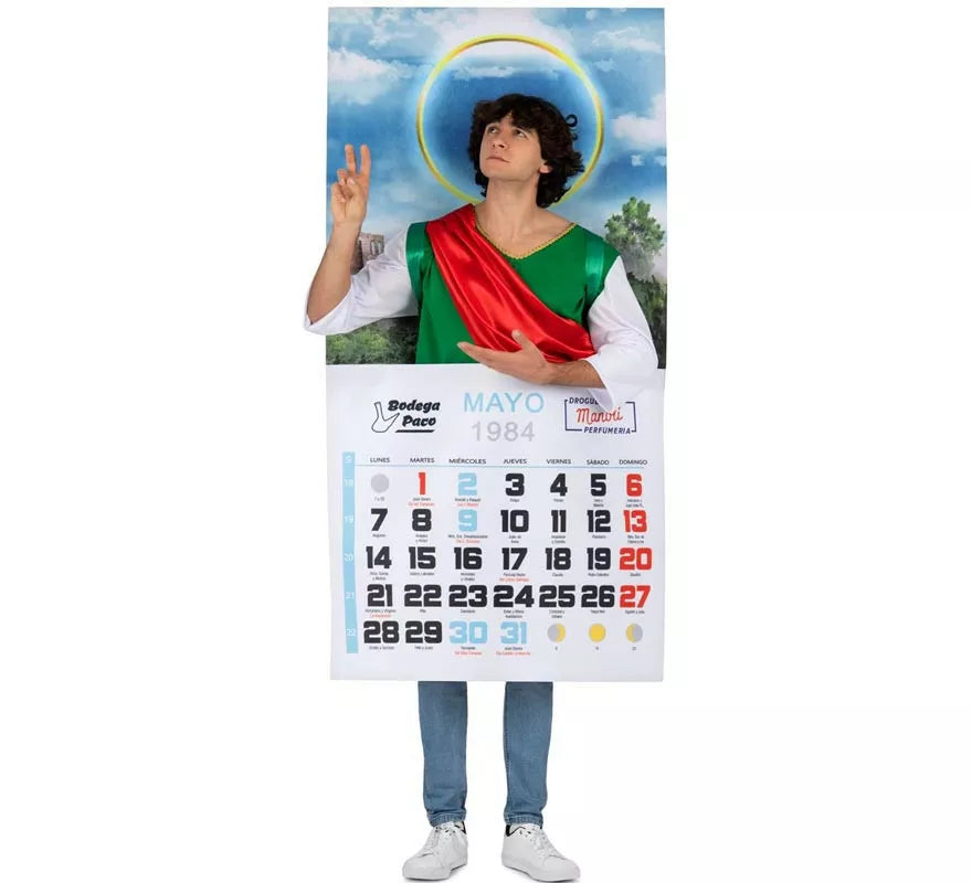 Translation missing: de.Disfraz de Calendario San Pancracio para adulto