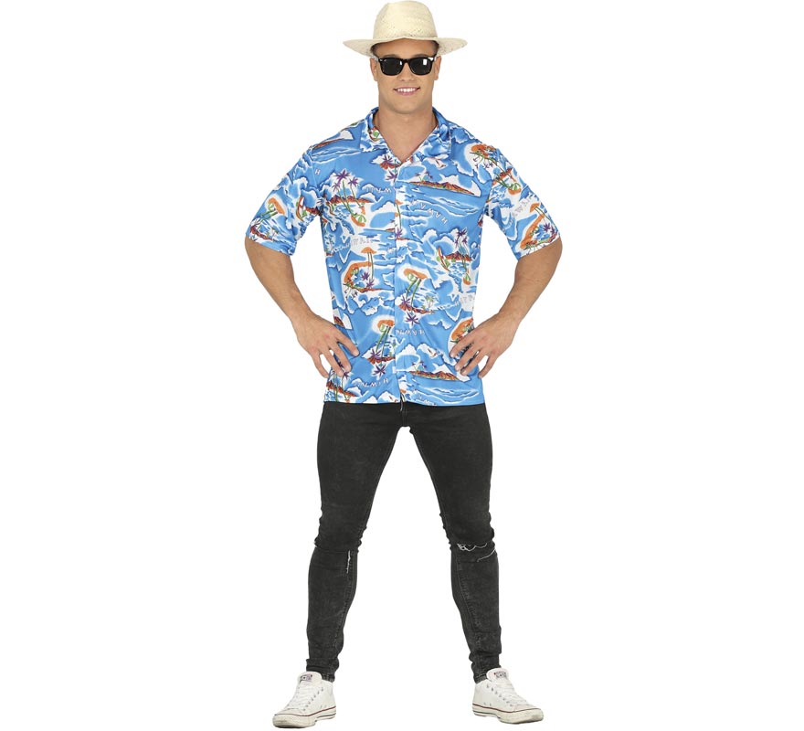 Translation missing: de.Disfraz de Camisa Hawaiano para hombre