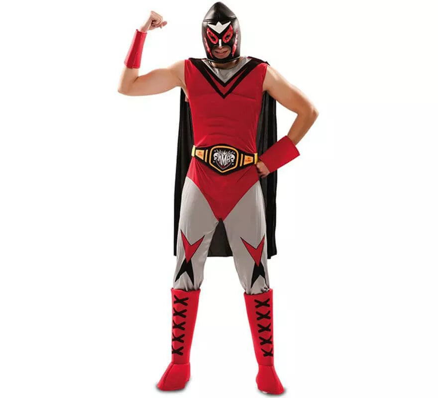 Translation missing: de.Disfraz de Campeón de Lucha Libre para hombre